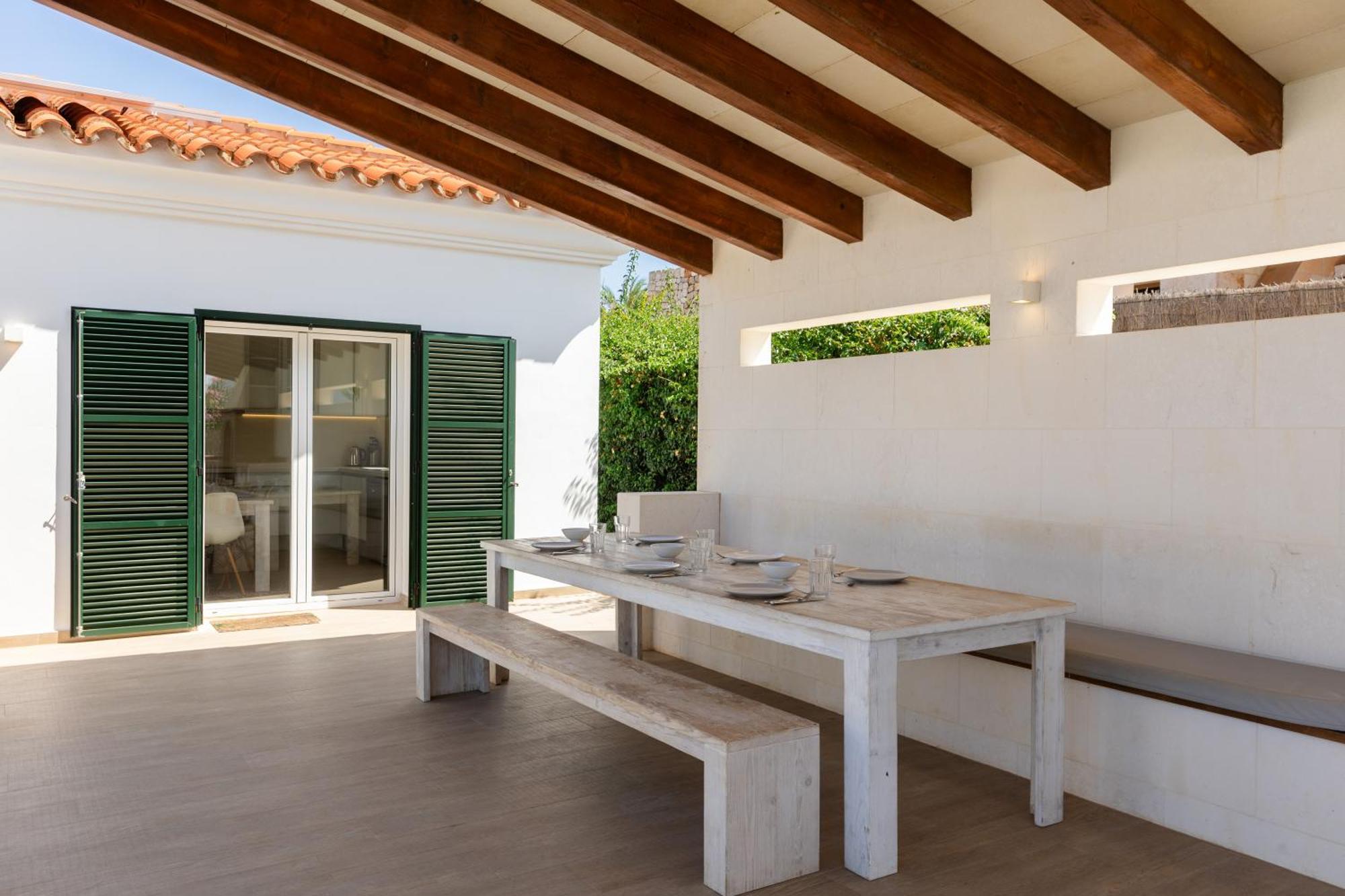 Villa Maravilla With Heatable Pool Rooftopbar With Sea Views And Range Rover Binibeca Exterior photo