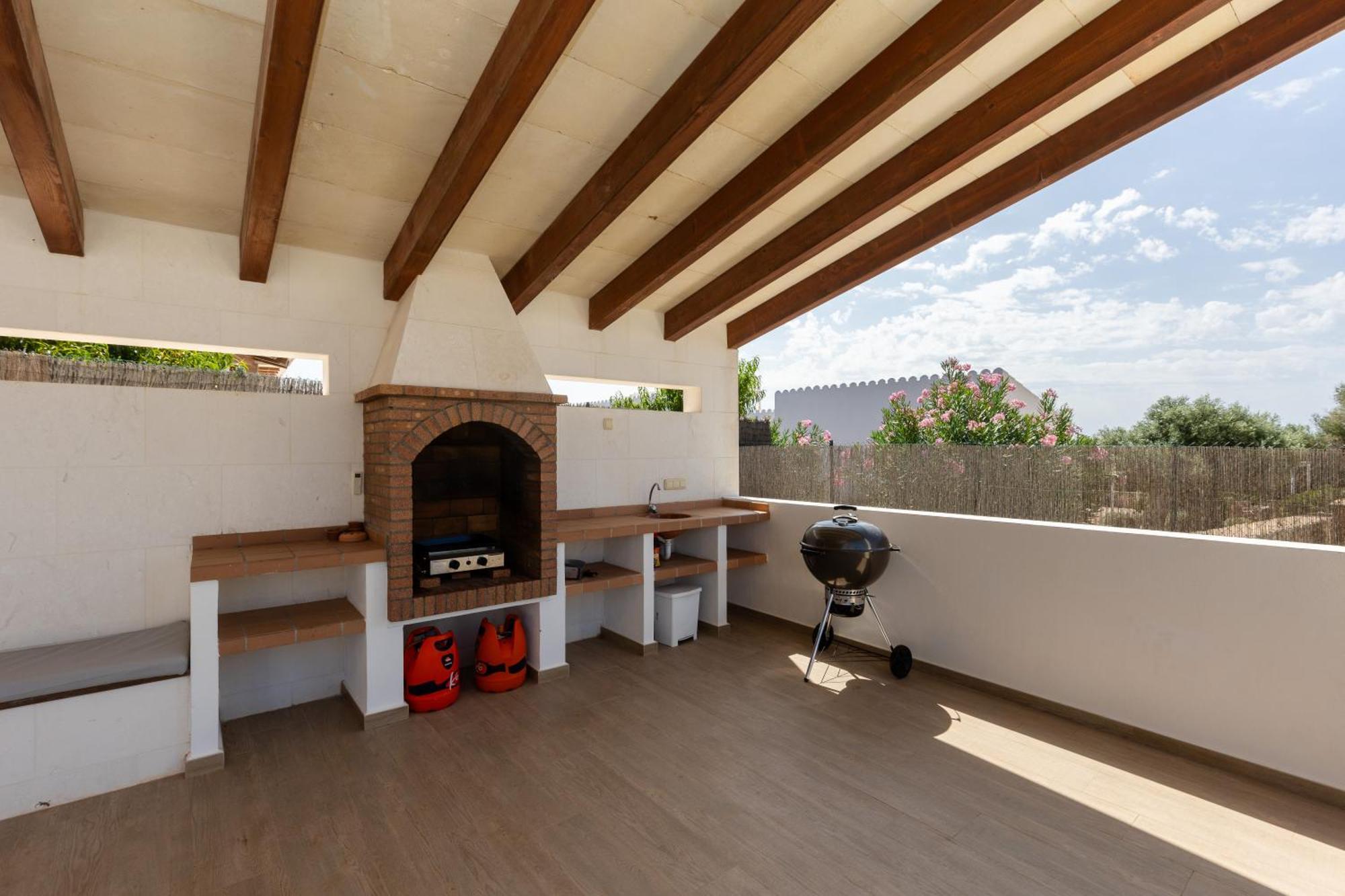 Villa Maravilla With Heatable Pool Rooftopbar With Sea Views And Range Rover Binibeca Exterior photo